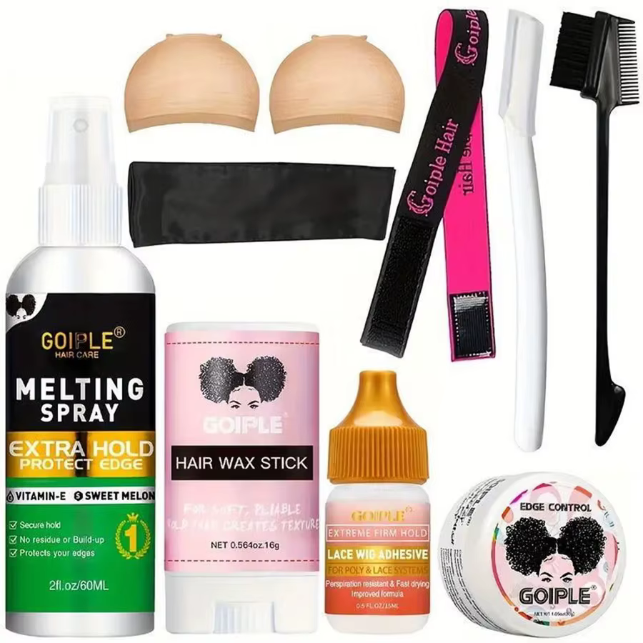 Produits de coiffage pour perruque en dentelle pour débutants