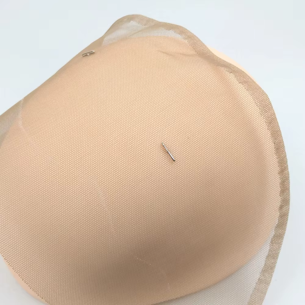 Tête de mannequin pour perruque à crochet, en PVC, demi-mannequin plat