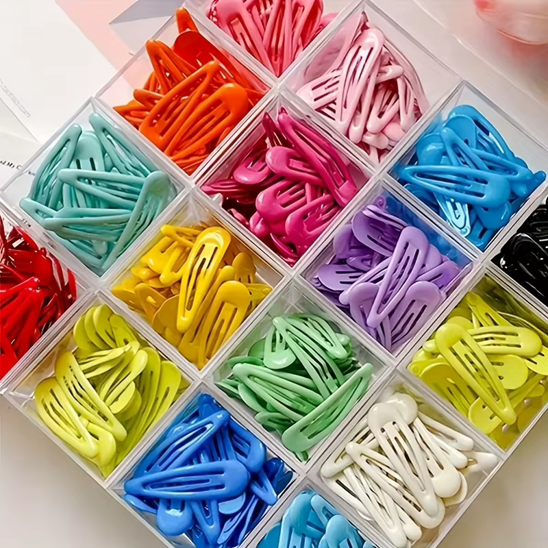 20 pinces à cheveux pastel