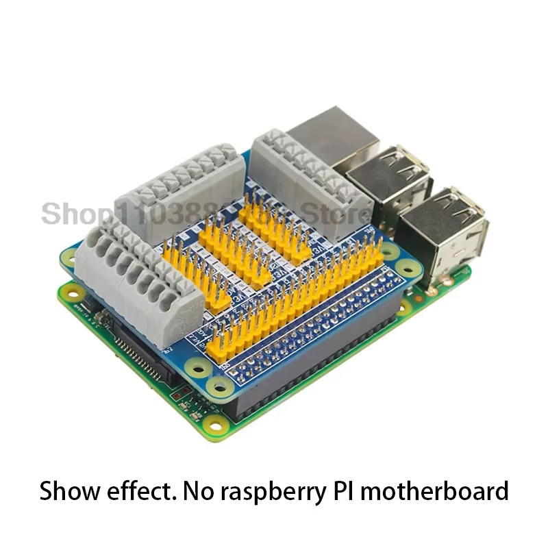 Carte d'extension GPIO Raspberry Pi, Module multifonctionnel GPIO pour Orange Pi PC Raspberry Pi 4B 3B + 3B Zero 2 W Banana Pi