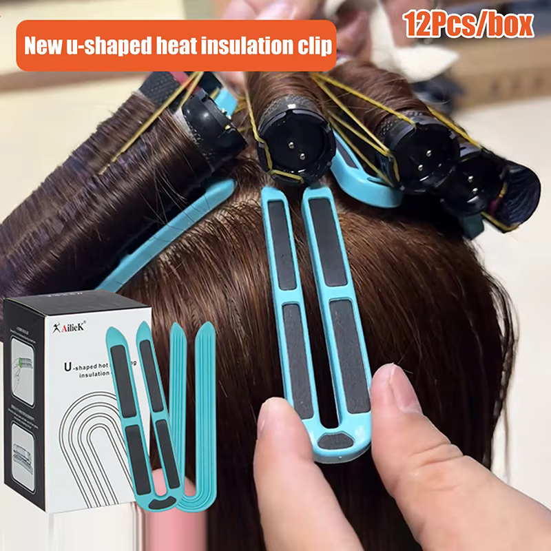 Clips de permanente en forme de U Salon-Pro
