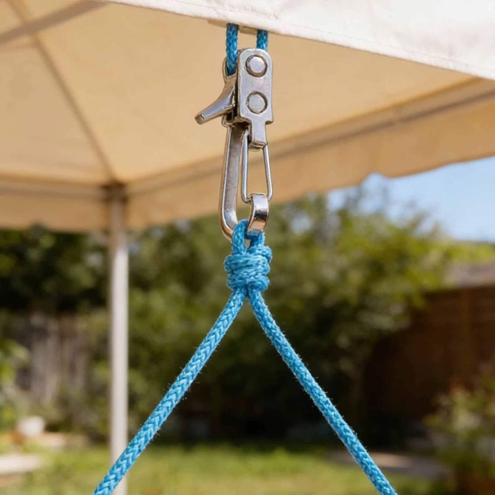 Tendeur de corde extérieur portable pour tente, bateau, usage domestique et corde à linge