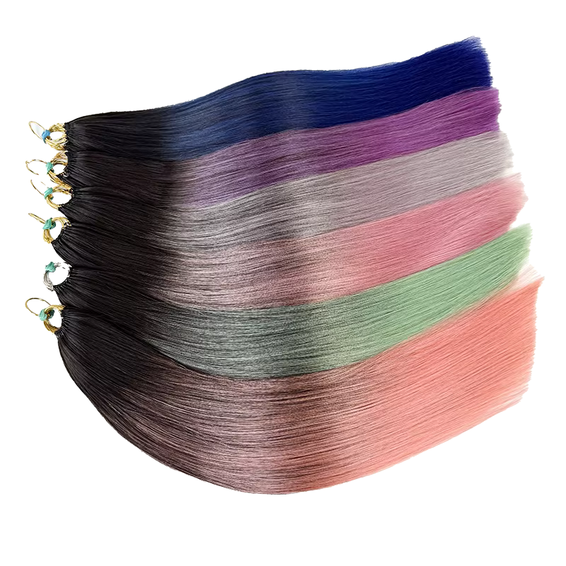 ADEIRS plume extensions de cheveux droite 100% réel humain Microring