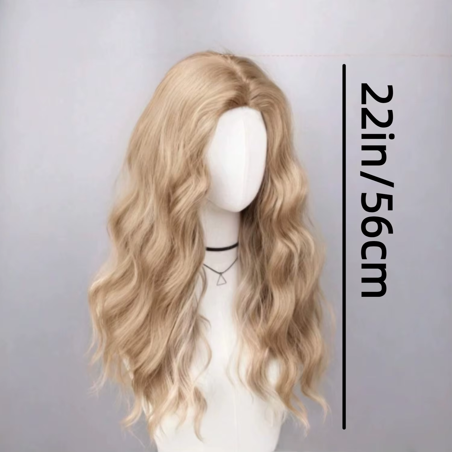 Perruque synthétique de 22 pouces pour femmes