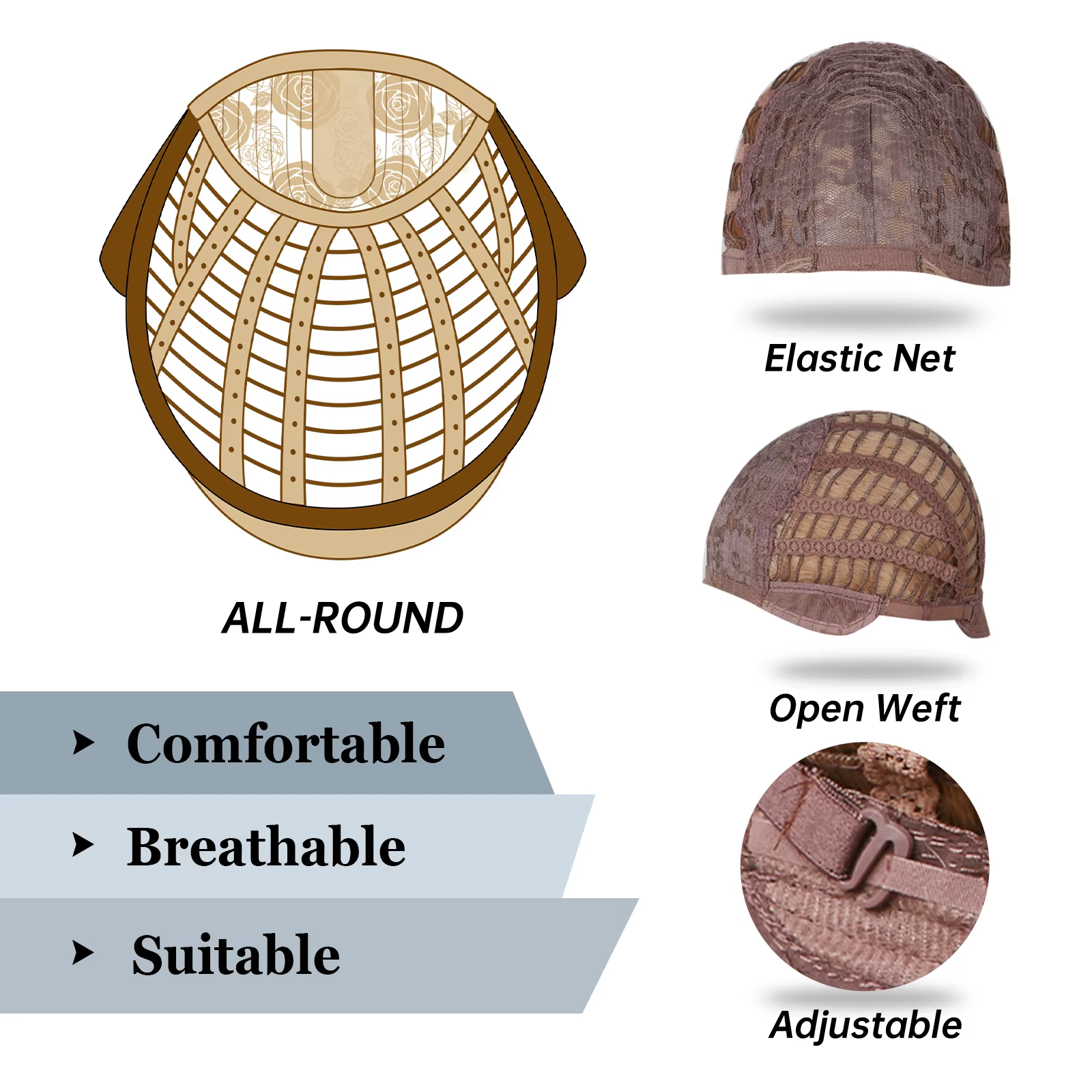 HENRY MARGU – perruque synthétique naturelle en couches grises