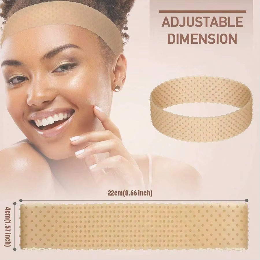 Bandeau de poignée de perruque en Silicone antidérapant
