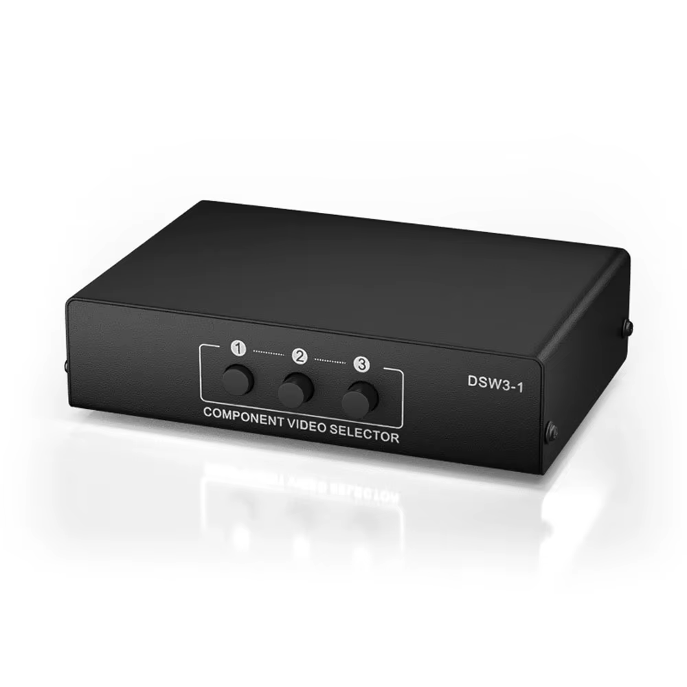 Commutateur de composants YPbPr 4X1/3X1, commutateur vidéo et audio YPbPr 3/4 entrées 1 sortie, sélecteur de vidéo composant 5 RCA YPbPr B
