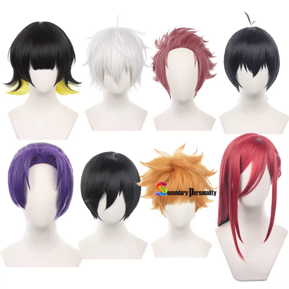 Perruque de cosplay Anime Manga Isagi Yoichi Bachira Chigiri Chig Reo Sae Rin Itoshi Nagi Kunigami