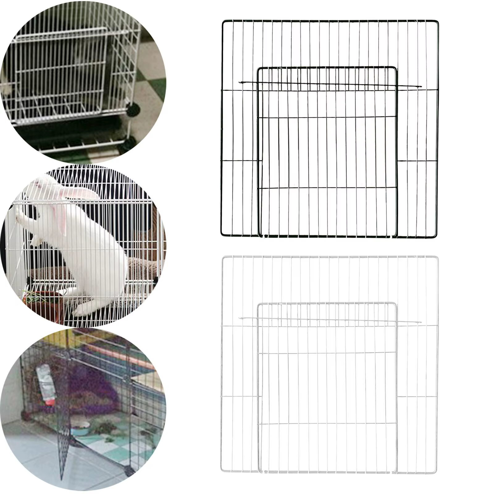 Porte portative, fil métallique extensible de fil de clôture de Cage de bricolage, pour la cour de clôture