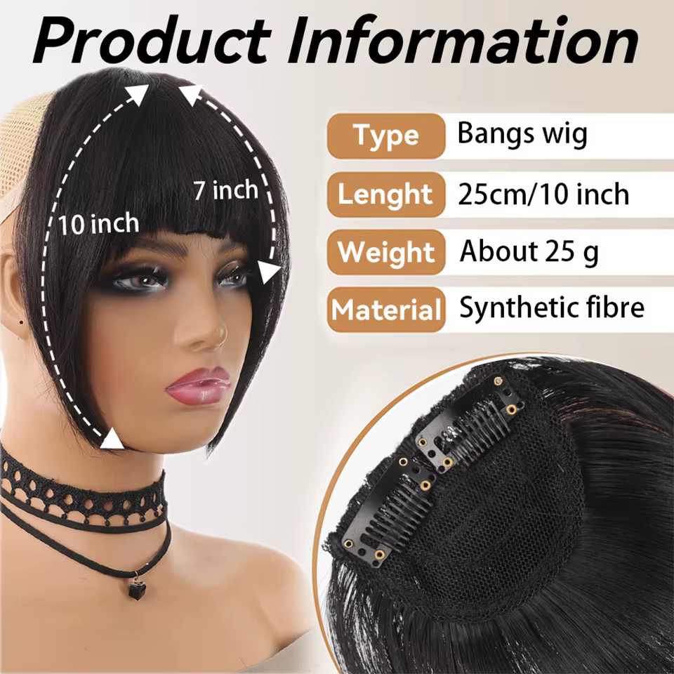 Extensions de franges à clipser