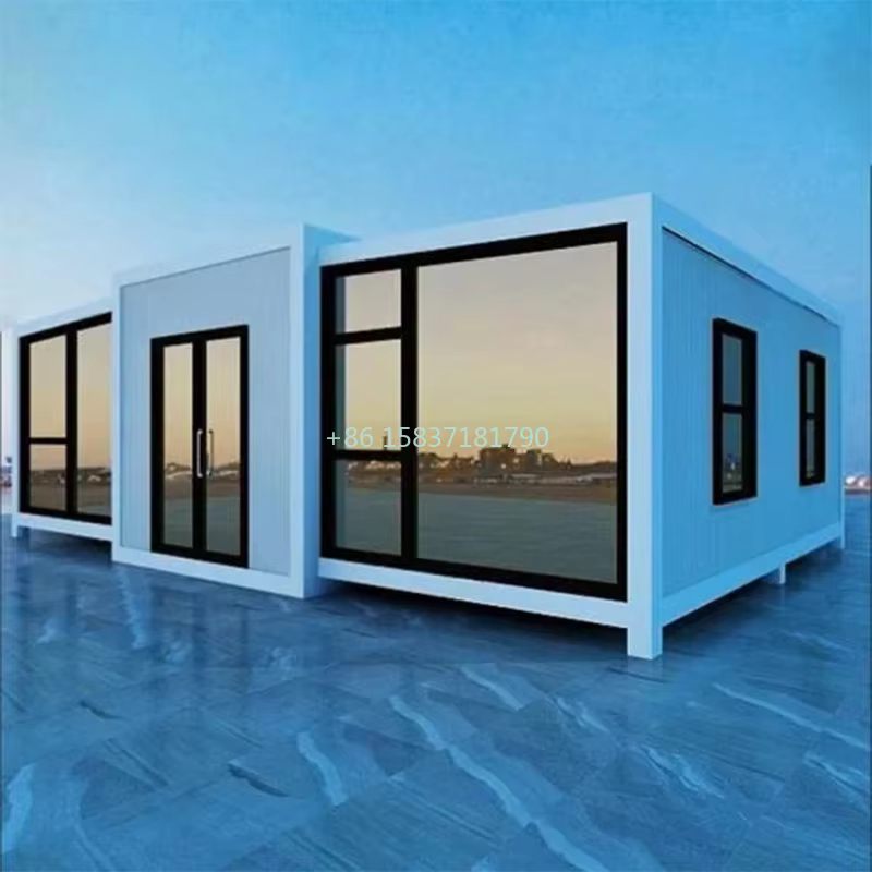Maison de conteneur extensible pliante, petite maison préfabriquée, conteneur multifonctionnel pliable pour l'italie