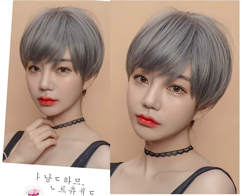 Extensions de cheveux synthétiques de Style coréen