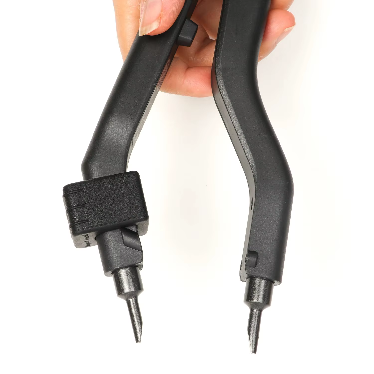 Pinces d'extension de cheveux à pointe chauffante-fer chaud pour connecteurs de machines