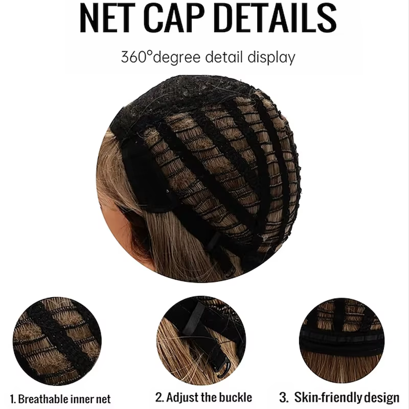 HAIRJOY – perruques synthétiques mulet pour hommes