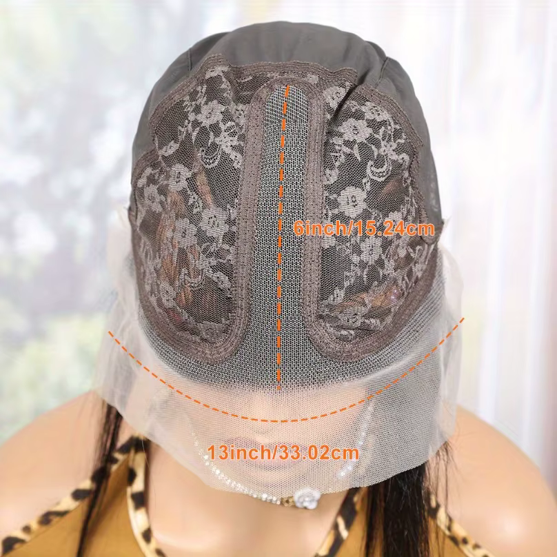 Bonnet de perruque avant en dentelle T13x6