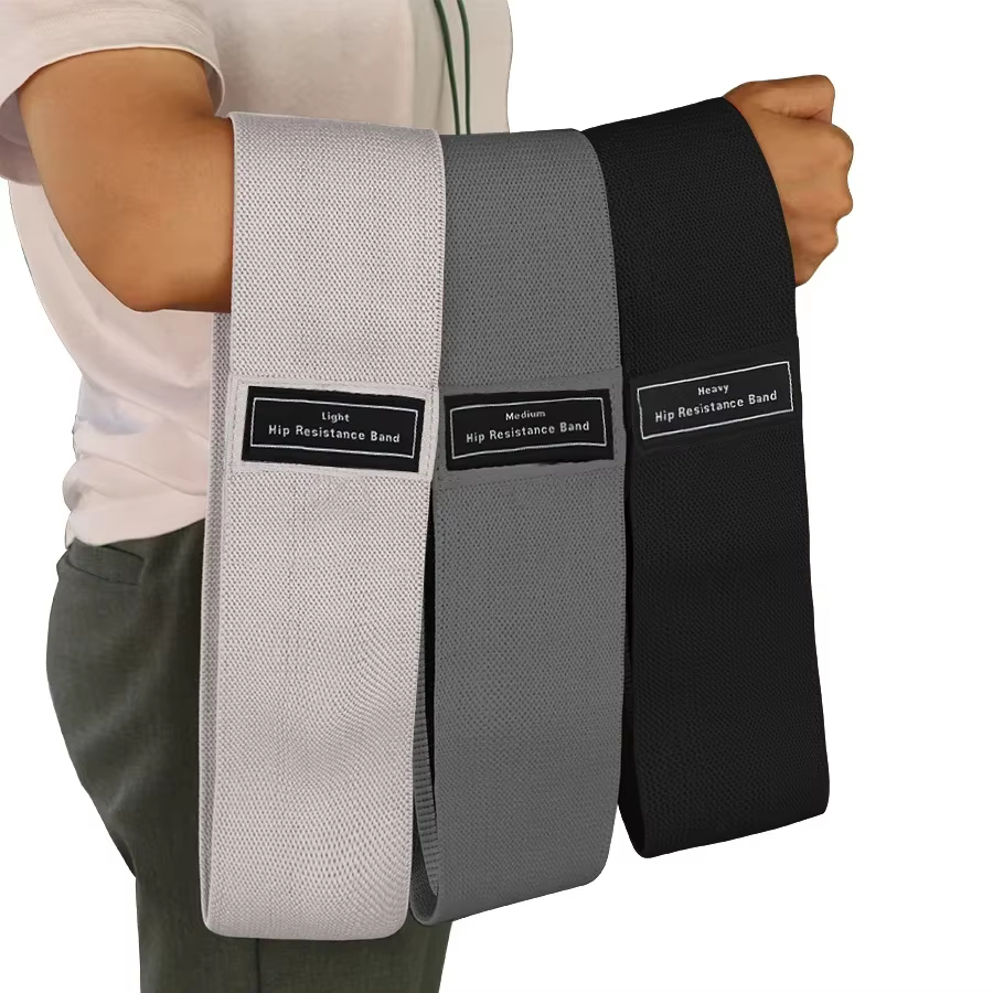 Bandes de Résistance Élastiques en Tissu pour Fessiers et Cuisses, Cercles de Squat, Bandes de Fitness, Boucles d'Exercice, Équipement de Yoga et de Gym