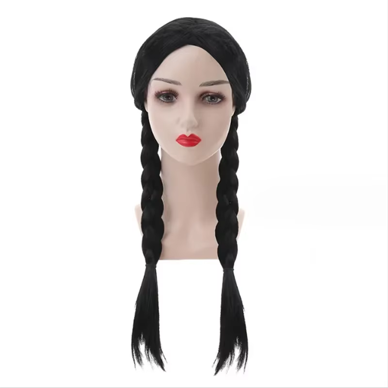 Perruque de Cheveux Longs Synthétiques pour Cosplay