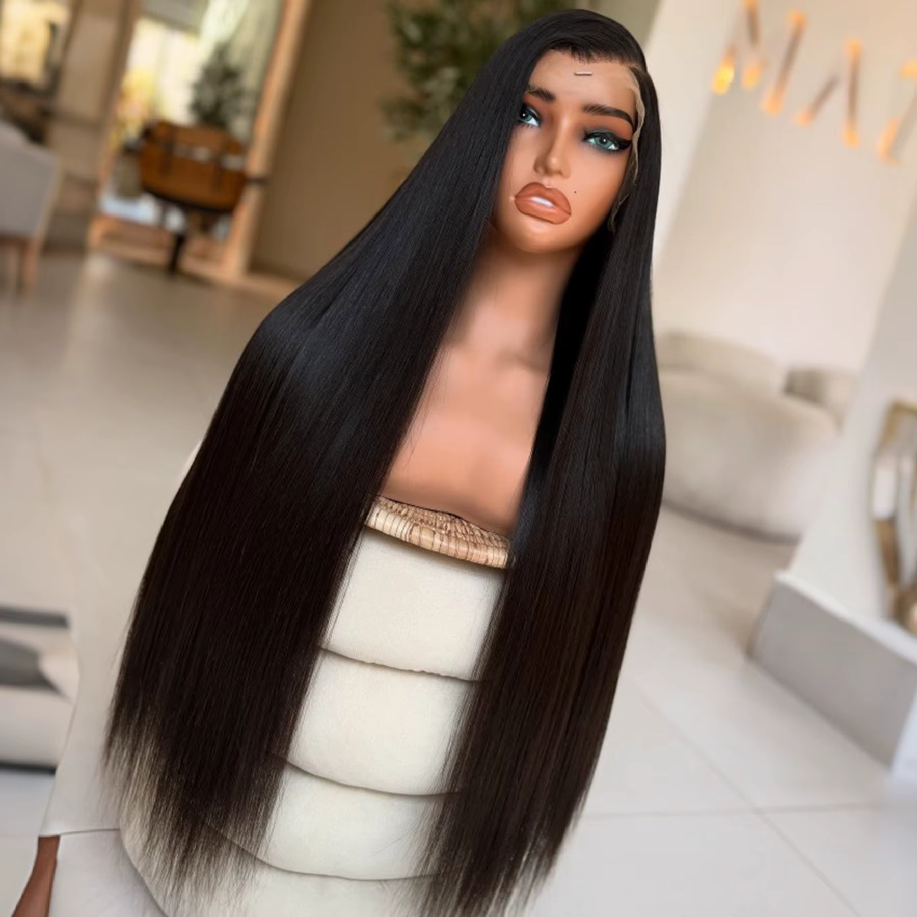 Perruque Lace Front Wig sans colle HD