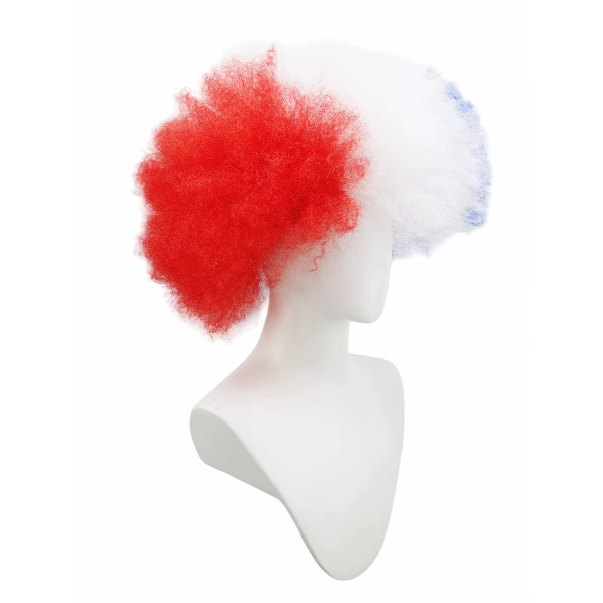 Perruque afro bouclée rouge