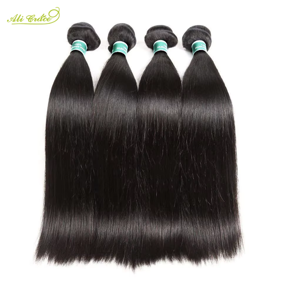 Mèches malaisiennes 3/4 naturelles Remy-ALI GRACE Hair