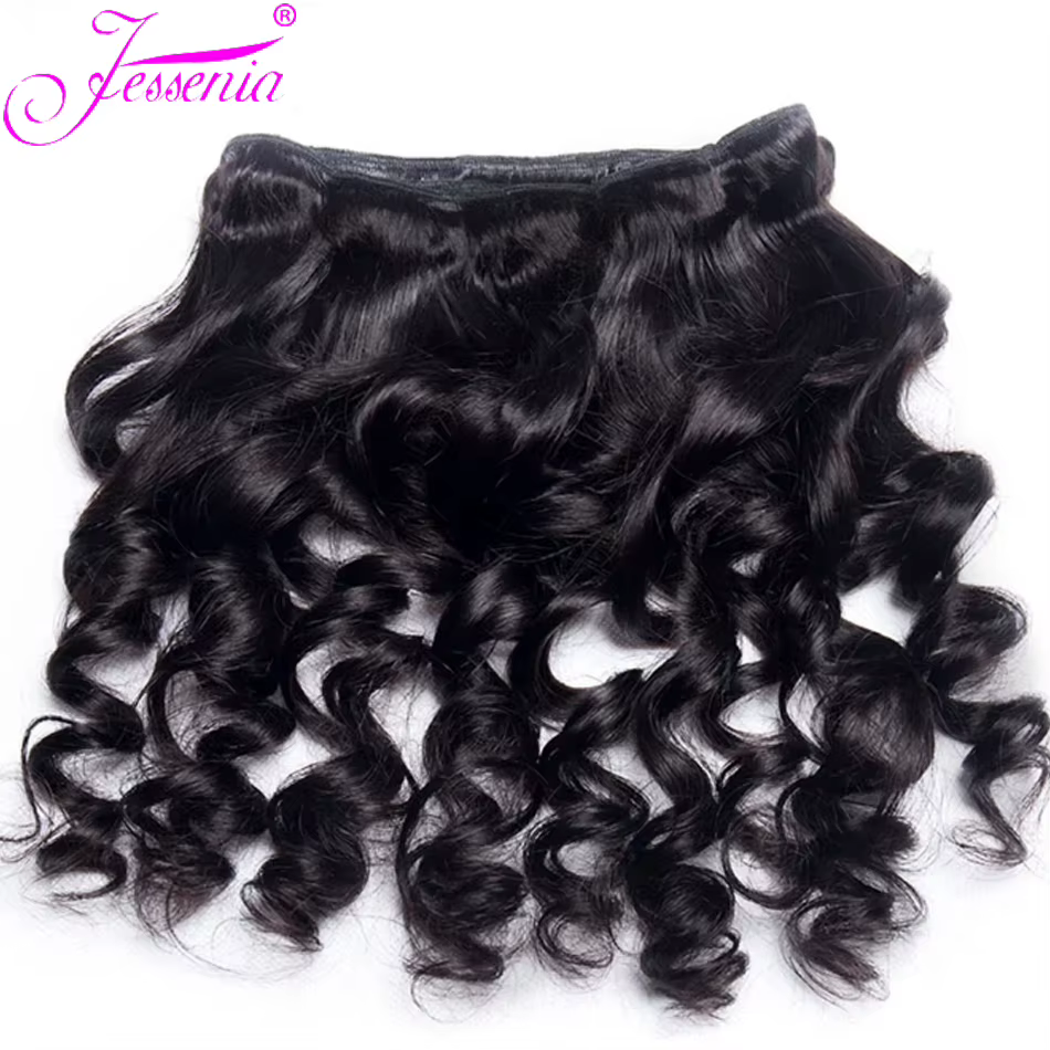 Tissage vague lâche paquets Remy vierge Extension 3