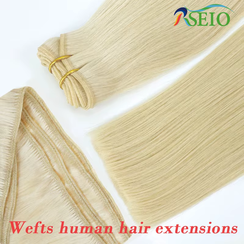 RSEIO Extensions de cheveux humains trame