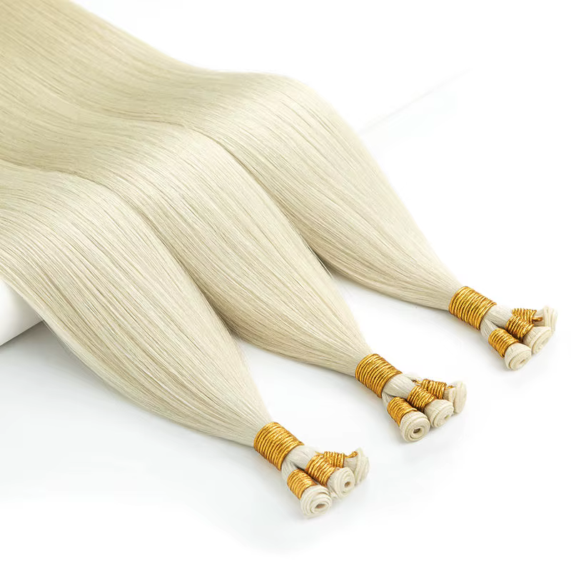 Extensions de cheveux tissées à la main
