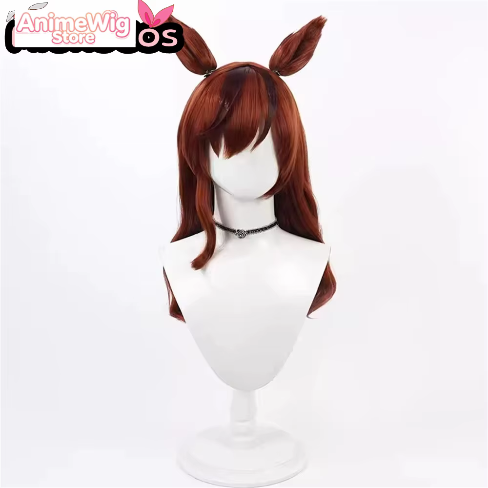 Perruque de cosplay Nice Nature avec oreilles et queue MiukoCosplay du jeu Umamusume: Pretty Derby