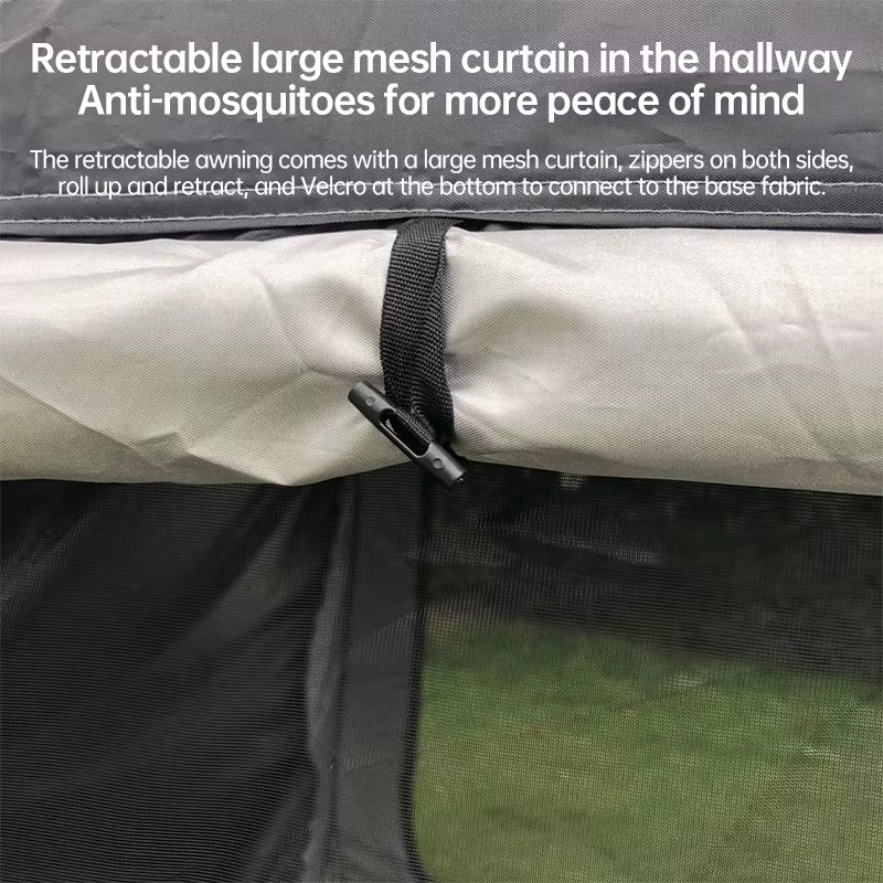 Tente arrière Suv d'extension extérieure pour 5-8 personnes, tente de Camping 190t, coffre monté sur voiture, équipement de Camping