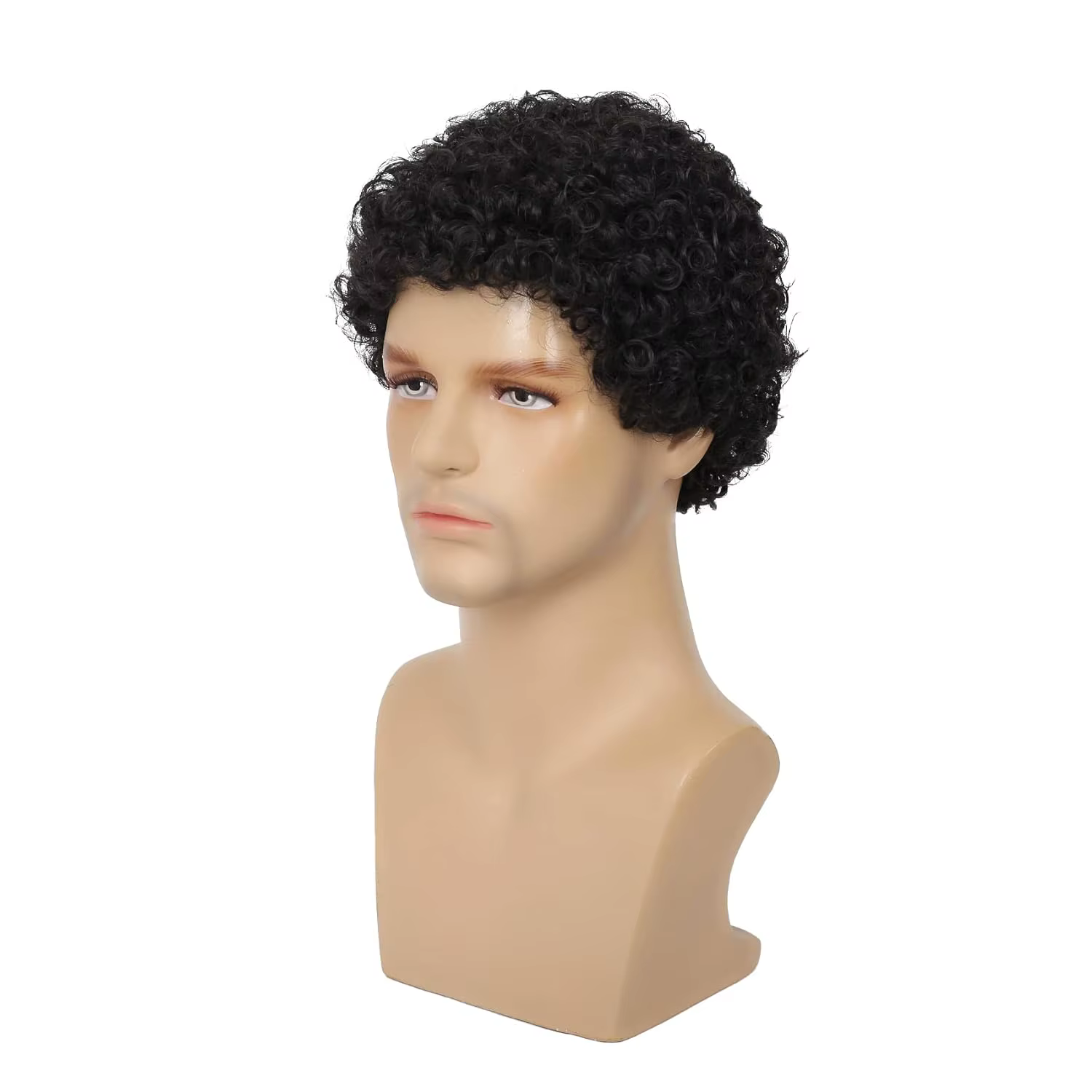 Tereshar synthétique hommes bouclés Afro perruques courte perruque bouclée pour homme gars Rocker
