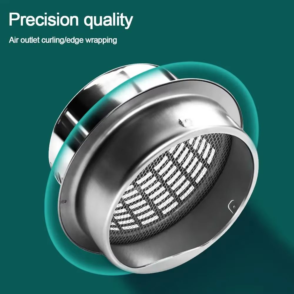 100/150mm bouchon de cheminée en acier inoxydable mur extérieur sortie d'air tuyau de toit capot d'échappement pour conduits de Ventilation cheminées capot d'échappement