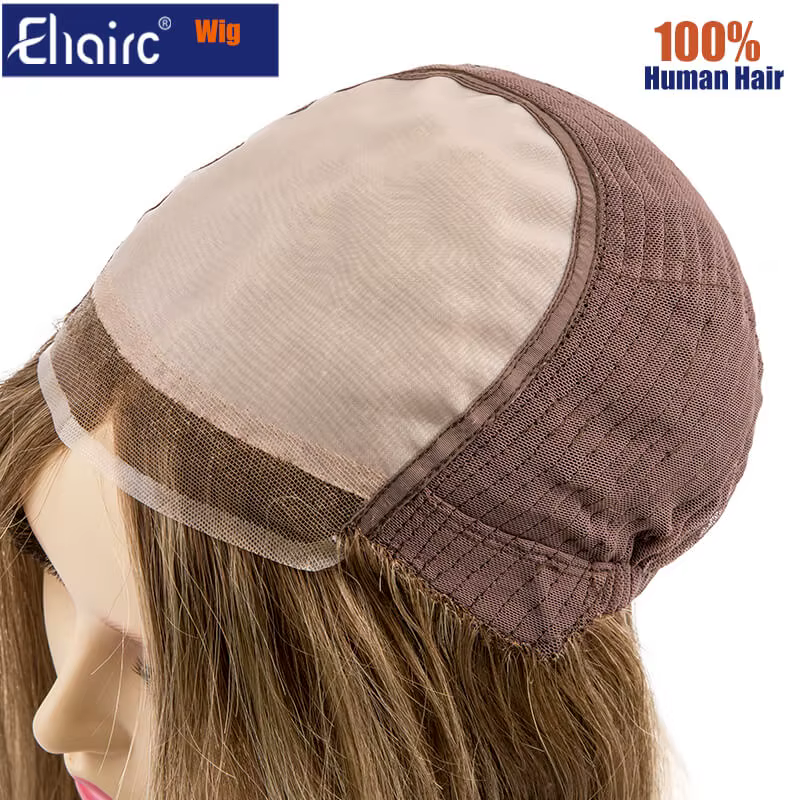Perimer – perruque Mono Top avec dentelle française de 1/2 pouces
