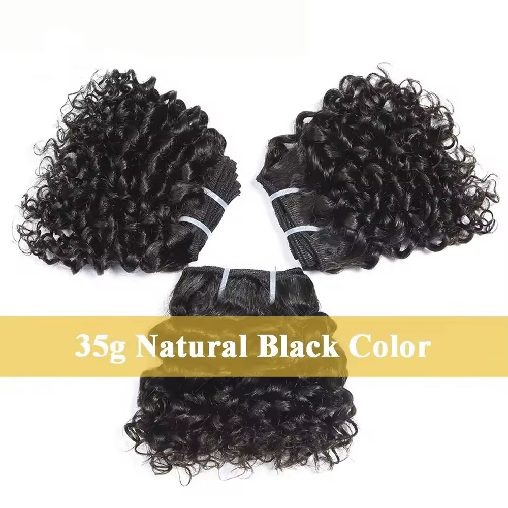 Bundles brésiliens de cheveux bouclés Remy
