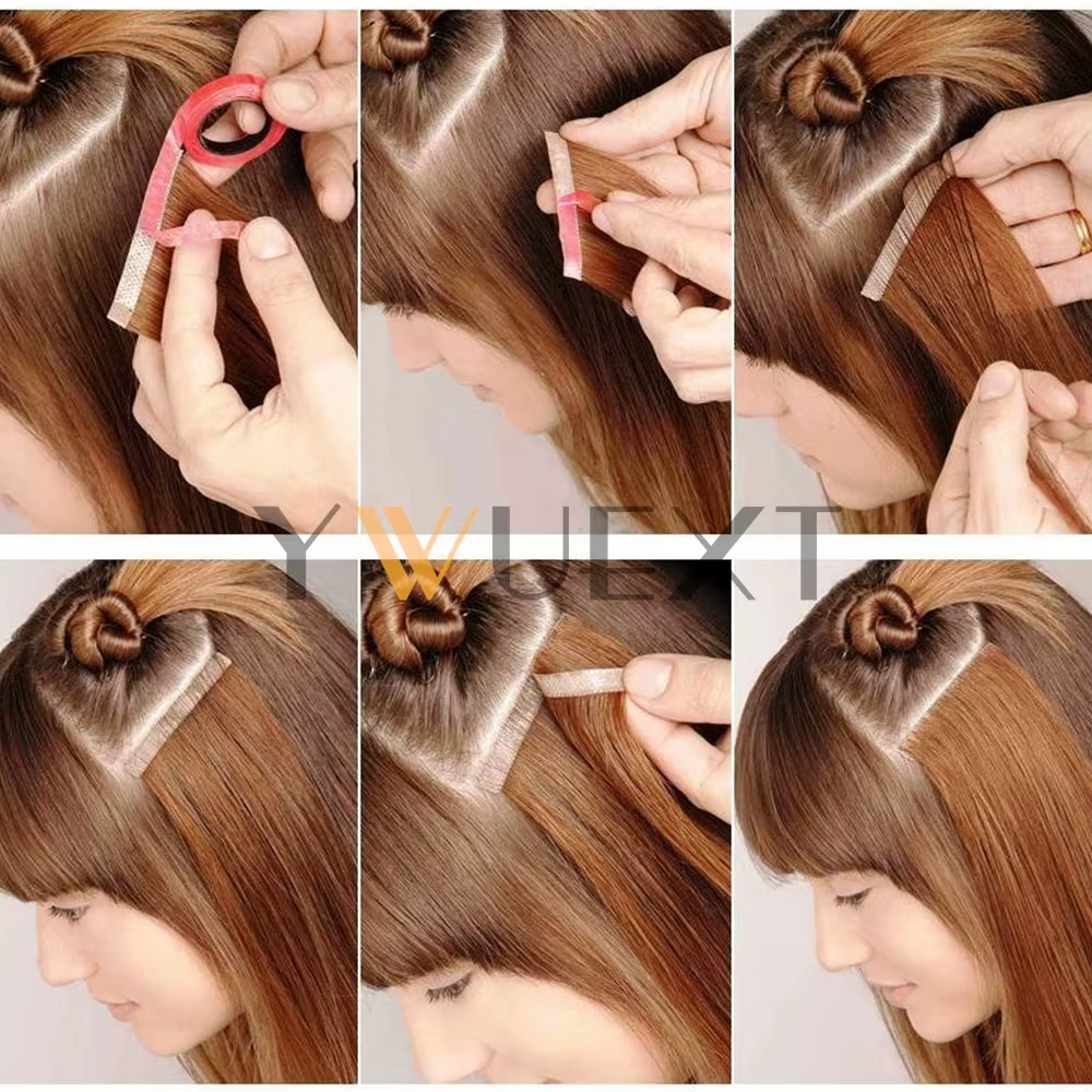 Extensions de cheveux humains à longue bande