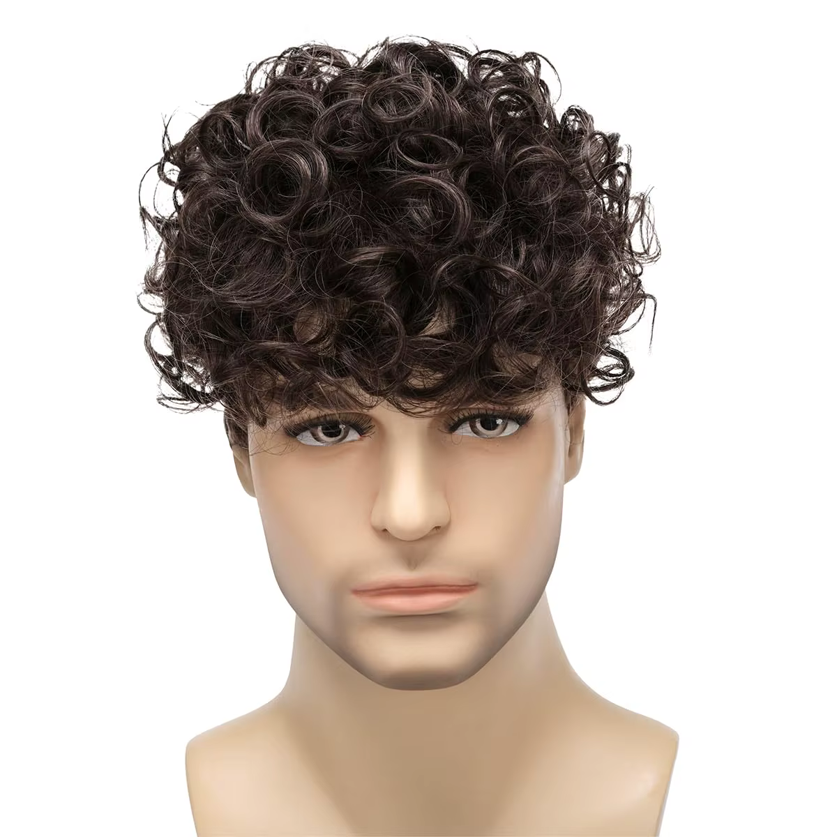 Perruque bouclée pour hommes