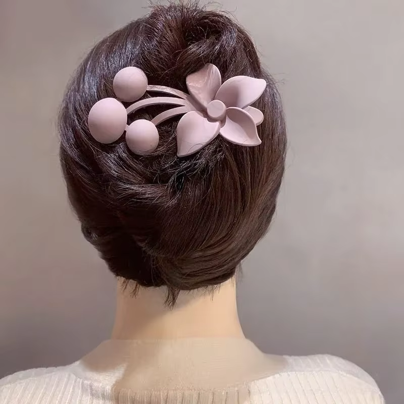 Pince à cheveux fleur élégante pour femme