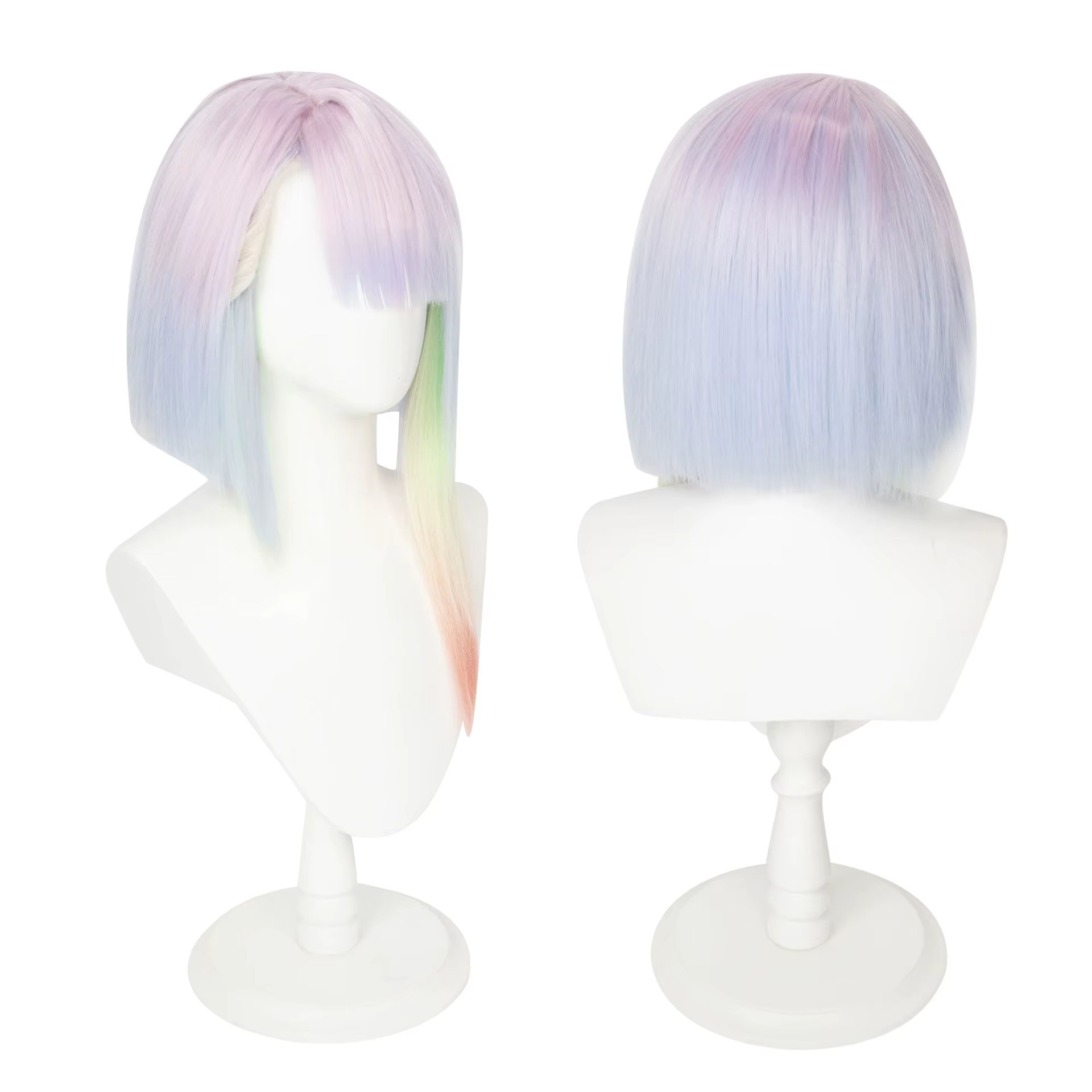 Perruque de Cosplay Lucy de 45cm