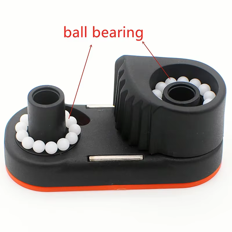 Serre-câble marin, serre-câble en nylon, serre-câble à roulement à billes, accessoires pour bateaux et voiliers, quincaillerie marine