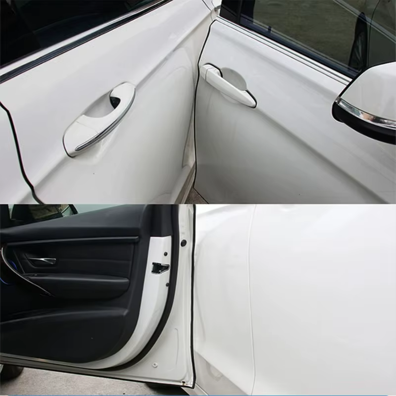 Bandes transparentes de protection contre les rayures pour bord de porte de voiture, 5M, bande d'étanchéité Anti-collision pour porte de voiture, bande transparente anti-rayures