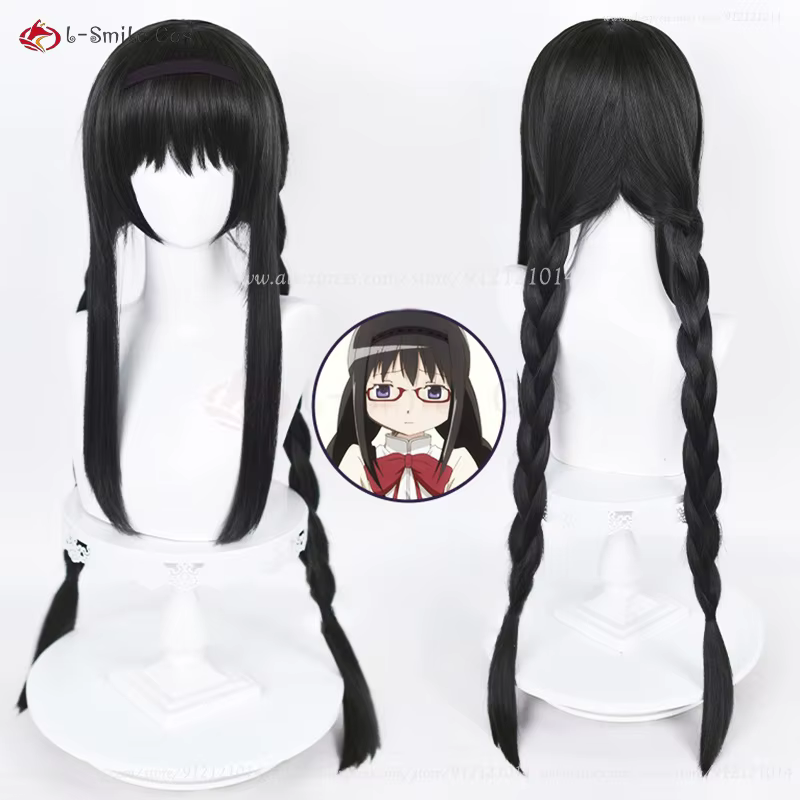 Perruque de Cosplay Akemi Zones ura de 90cm de Long