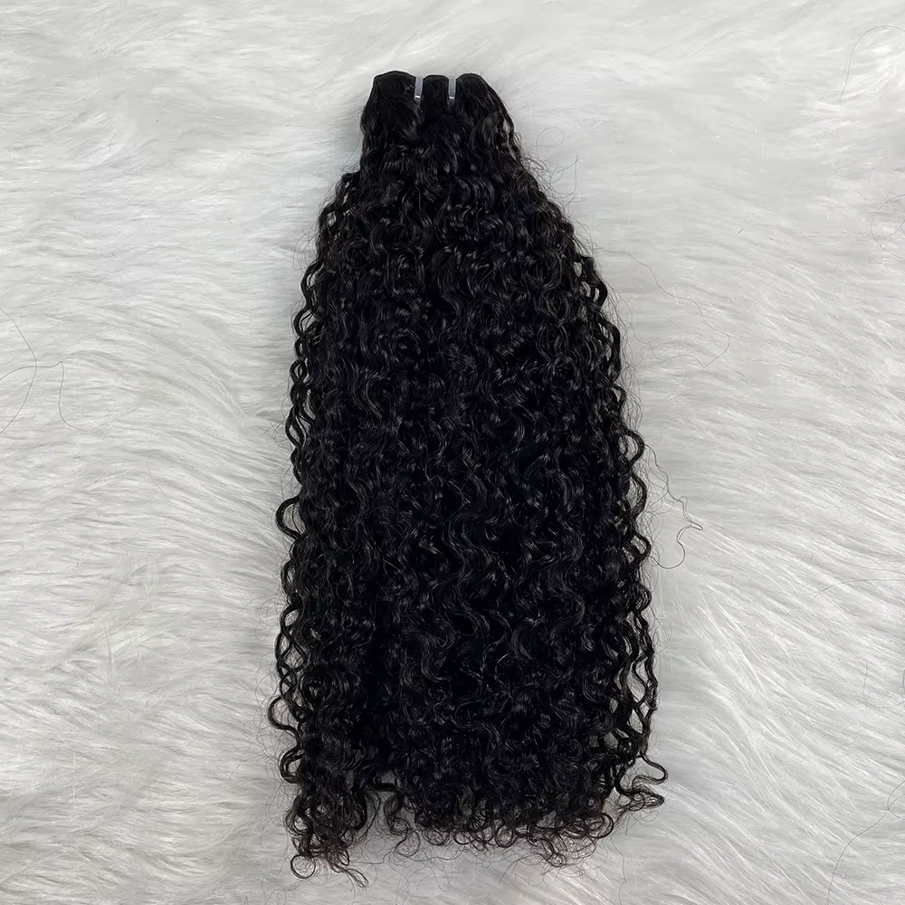 Extensions de cheveux bouclés sans nœuds de 16 à 26 pouces