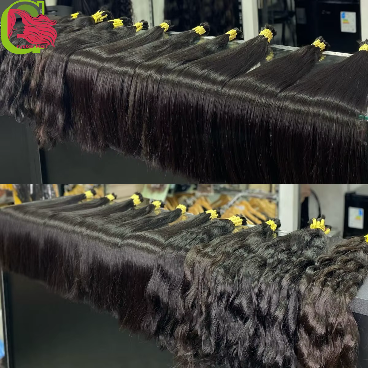 Cheveux bruts en vrac 100% vierges non traités