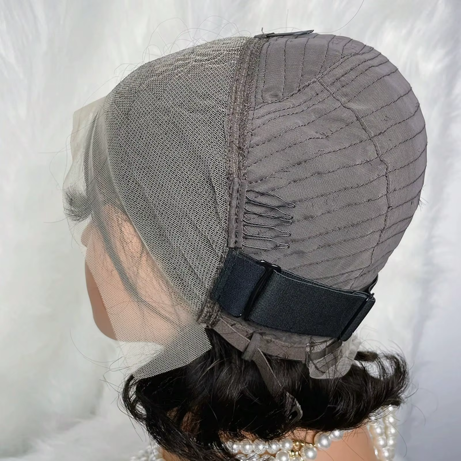 Perruque coupe pixie droite