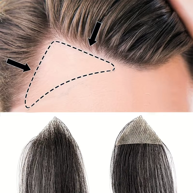 Lot de 2 postiches ultra-fins en PU