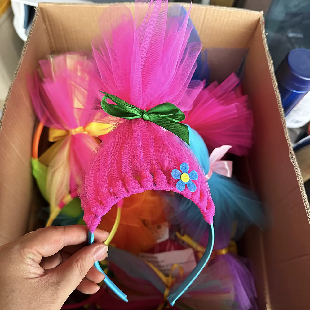 Accessoires pour cheveux de fête Trolls Poppy Princess