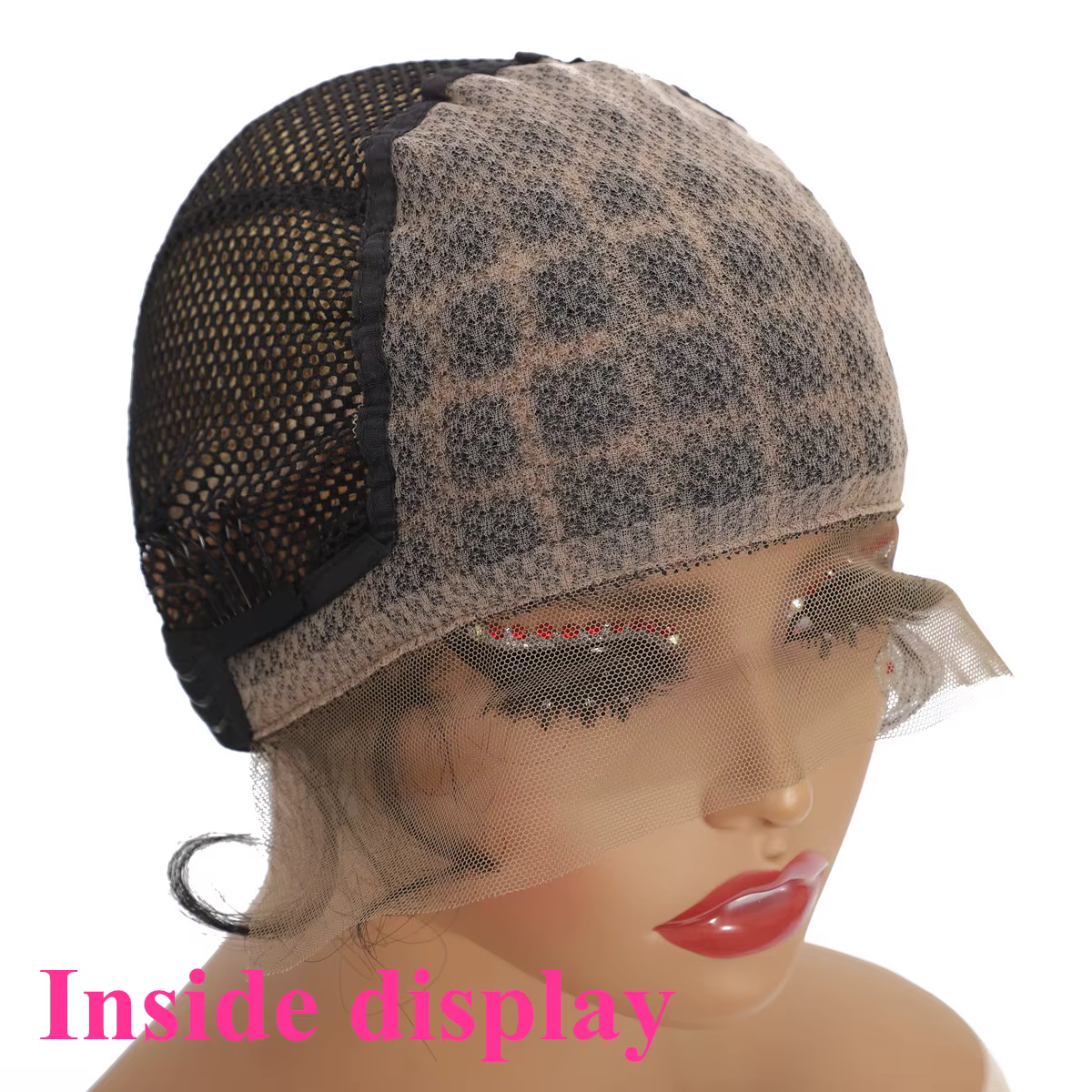 Bonnet de perruque avec cheveux de bébé sans nœuds