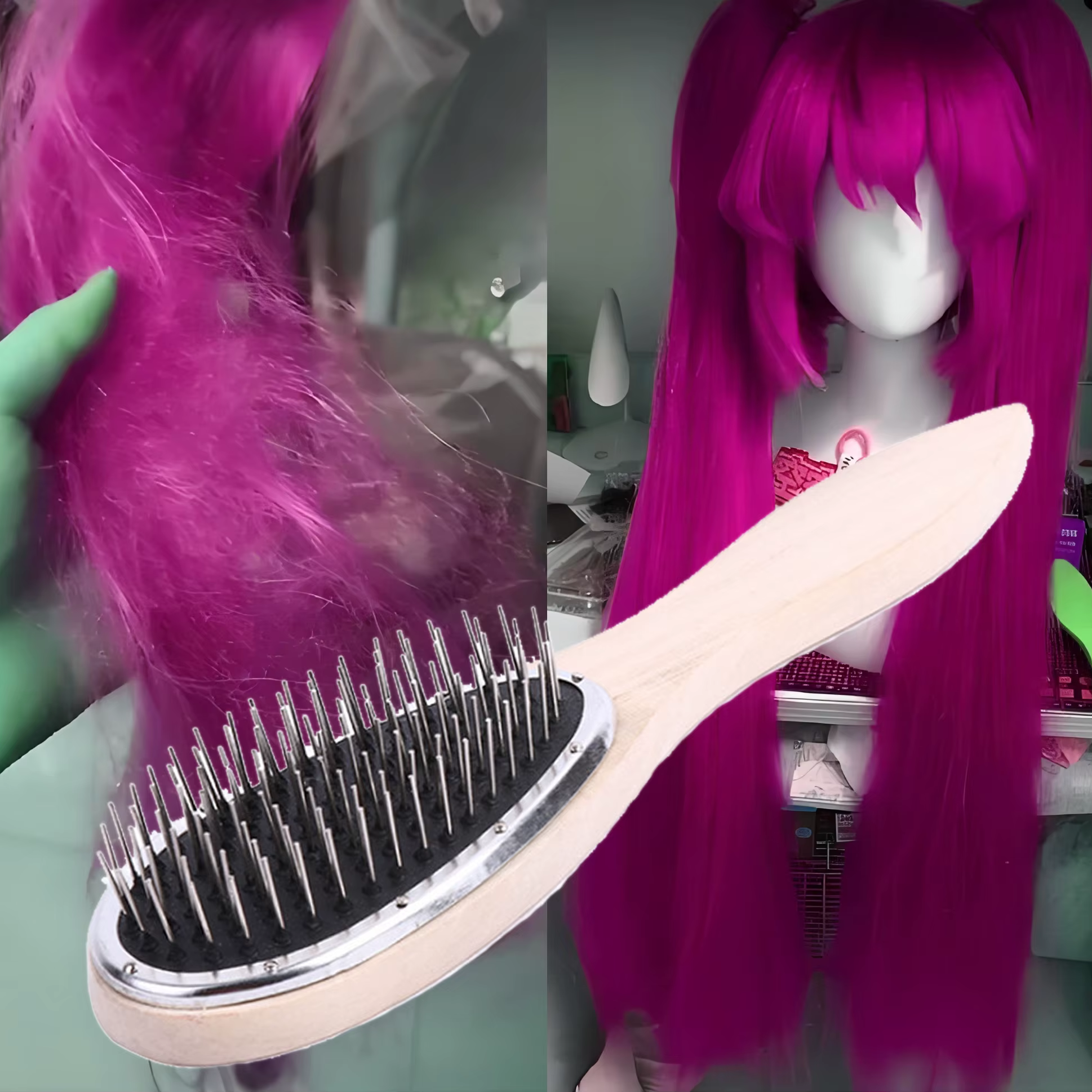 Brosse à cheveux en bois