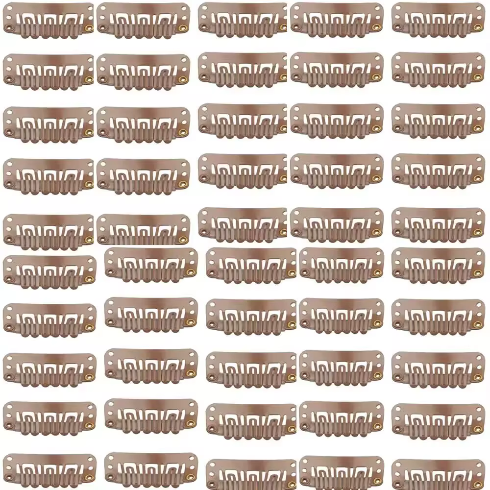 Trames de vrais cheveux à clipser