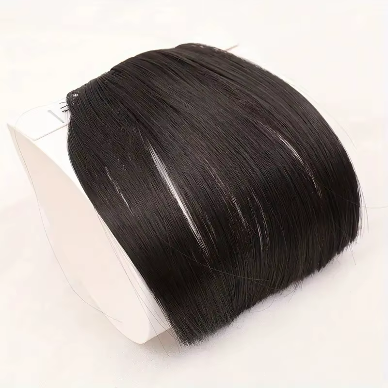 Frange de cheveux synthétique style air 3D