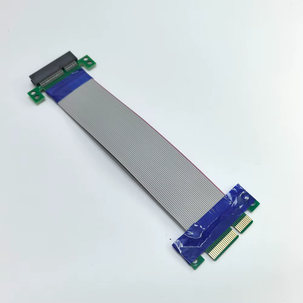Câble d'extension flexible PCI-E PCI Express X4 de 15 cm pour serveurs 1U 2U